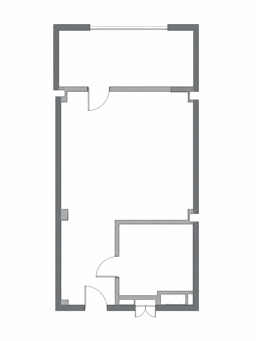Планировка Ривер Рок 44,9 м²
