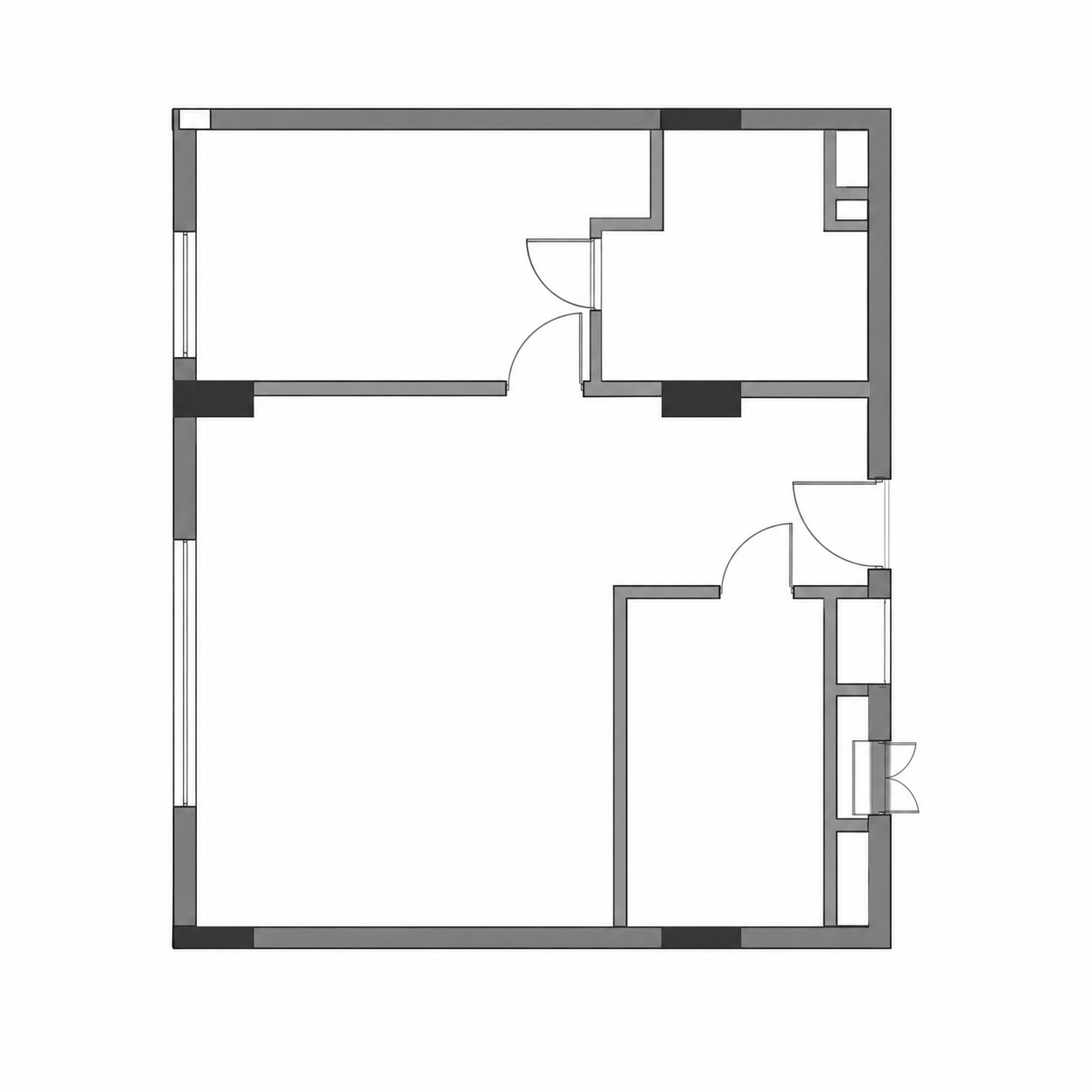 Планировка Ривер Рок 51,5 м²
